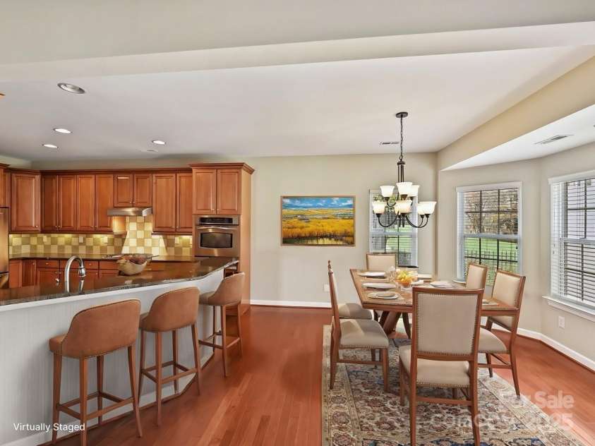 1394 Fitzgerald Street, Concord, NC 28027.  MLS# CAR4231240, YatesRealty ID 10558. Kitchen/dining area-virtually staged