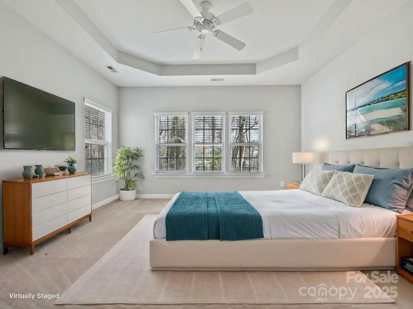 1394 Fitzgerald Street, Concord, NC 28027.  MLS# CAR4231240, YatesRealty ID 10558. Primary bedroom-virtually staged