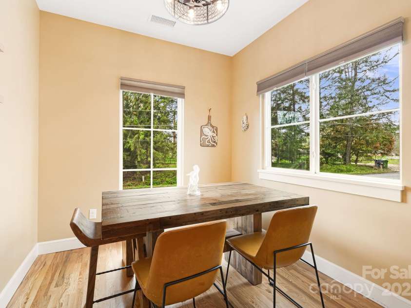 180 Moody Avenue, Candler, NC 28715.  MLS# CAR4248011, YatesRealty ID 10561. Dining Area