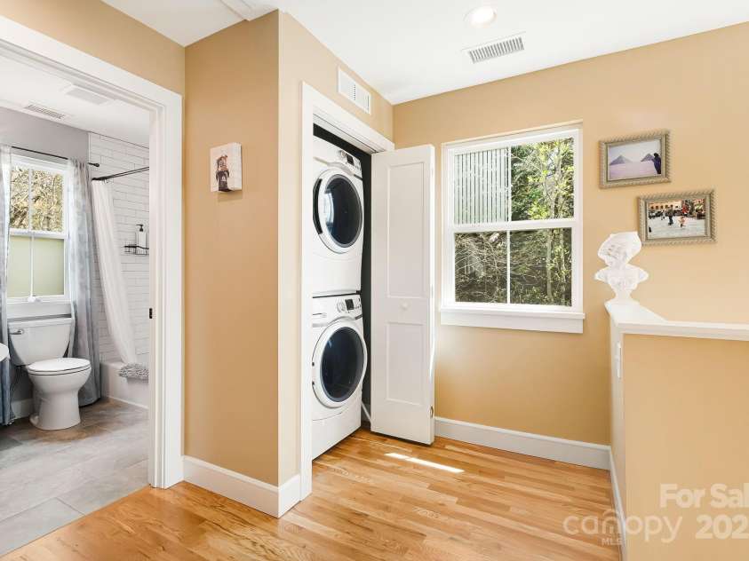 180 Moody Avenue, Candler, NC 28715.  MLS# CAR4248011, YatesRealty ID 10561. Laundry Closet