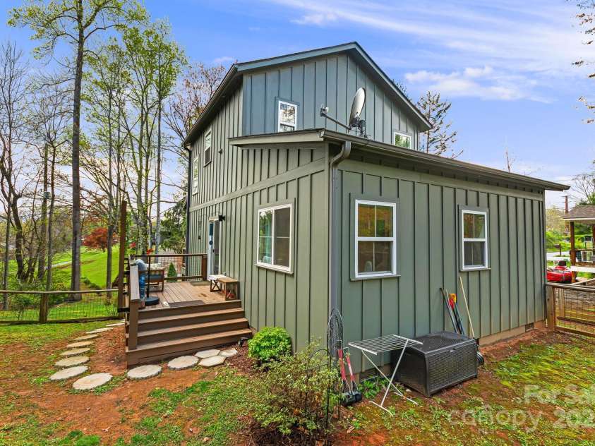180 Moody Avenue, Candler, NC 28715.  MLS# CAR4248011, YatesRealty ID 10561. Rear Exterior