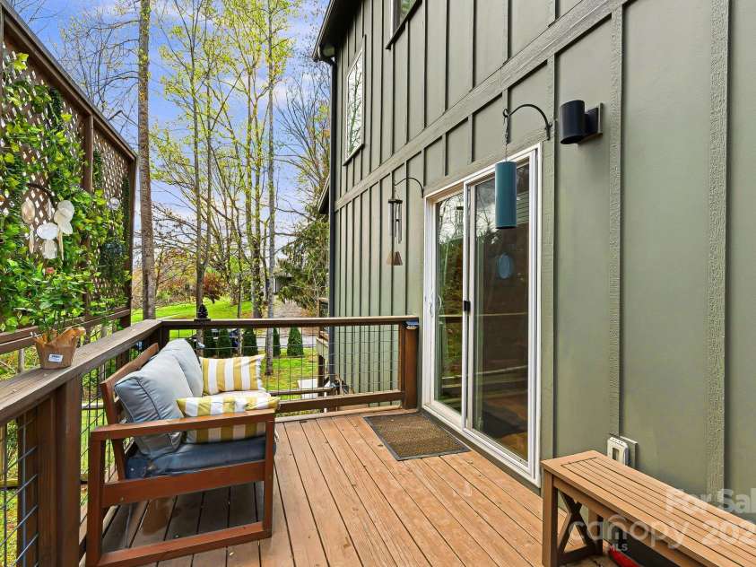 180 Moody Avenue, Candler, NC 28715.  MLS# CAR4248011, YatesRealty ID 10561. Side Deck