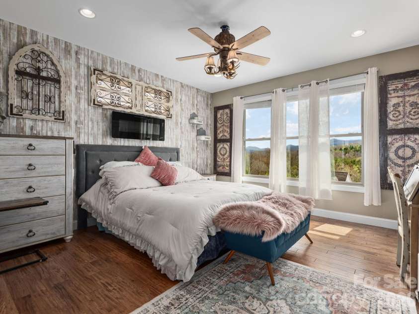 193 Youngs Cove Road, Candler, NC 28715.  MLS# CAR4363797, YatesRealty ID 10564. Primary on main, views