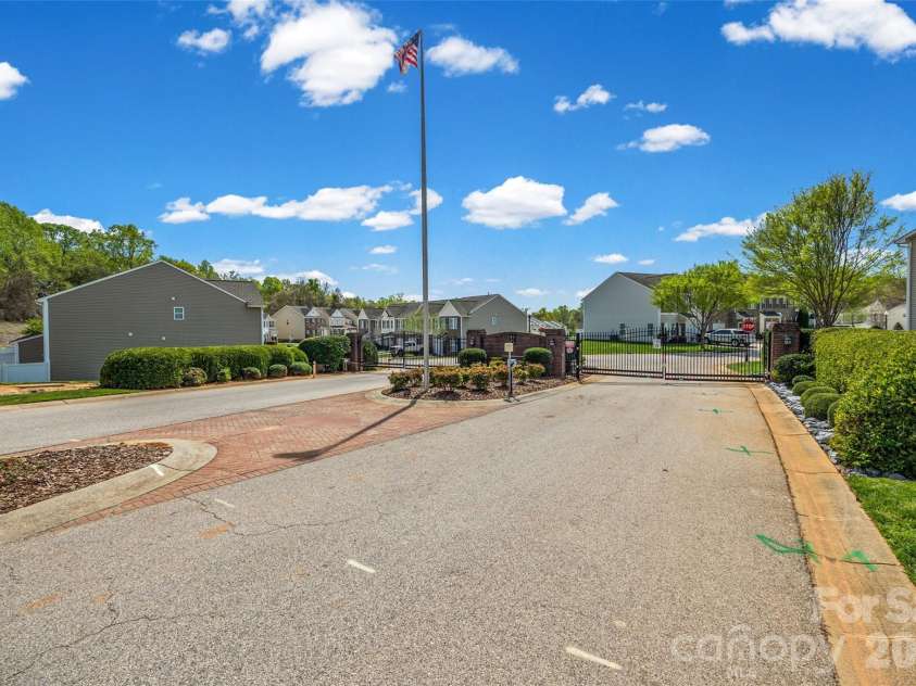 334 Battery Circle, Clover, SC 29710.  MLS# CAR4367337, YatesRealty ID 10567. Entrance gate