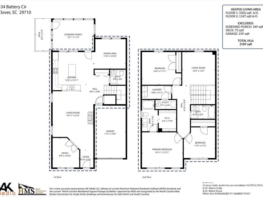 334 Battery Circle, Clover, SC 29710.  MLS# CAR4367337, YatesRealty ID 10567. Floor Plan
