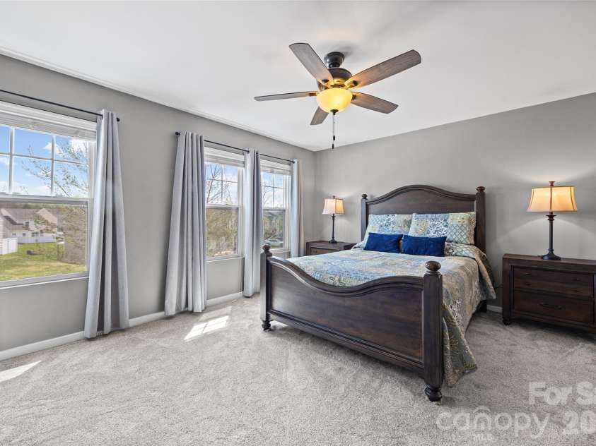 334 Battery Circle, Clover, SC 29710.  MLS# CAR4367337, YatesRealty ID 10567. Primary bedroom