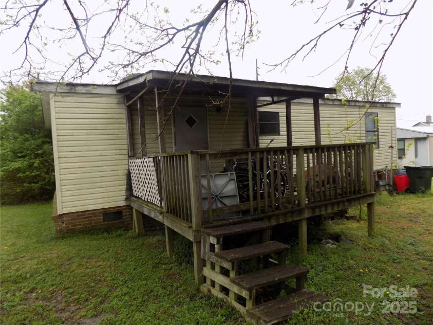 107 Rudisill Avenue, Cherryville, NC 28021.  MLS# CAR4247709, YatesRealty ID 10569. REAR