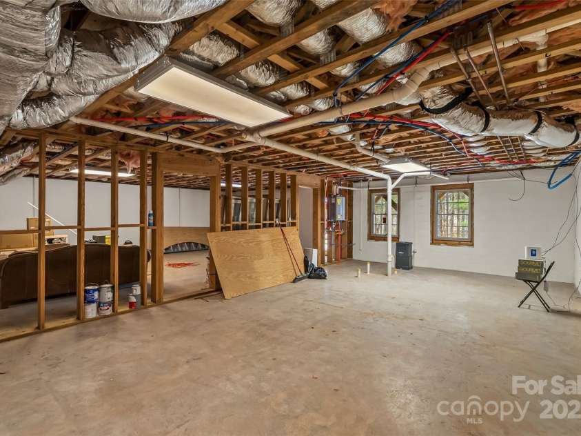 1441 Southpointe Drive, Morganton, NC 28655.  MLS# CAR4226820, YatesRealty ID 10578. Basement - plumbed for bathroom