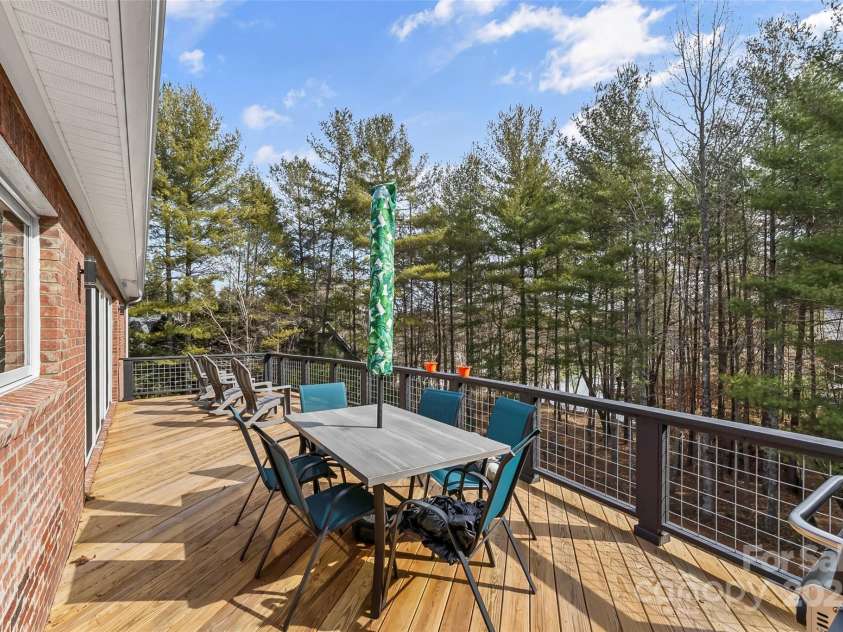 1441 Southpointe Drive, Morganton, NC 28655.  MLS# CAR4226820, YatesRealty ID 10578. Large, private back deck