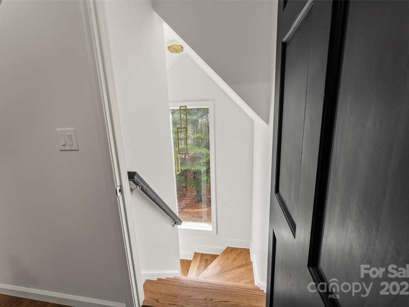 1441 Southpointe Drive, Morganton, NC 28655.  MLS# CAR4226820, YatesRealty ID 10578. Stairway to second floor
