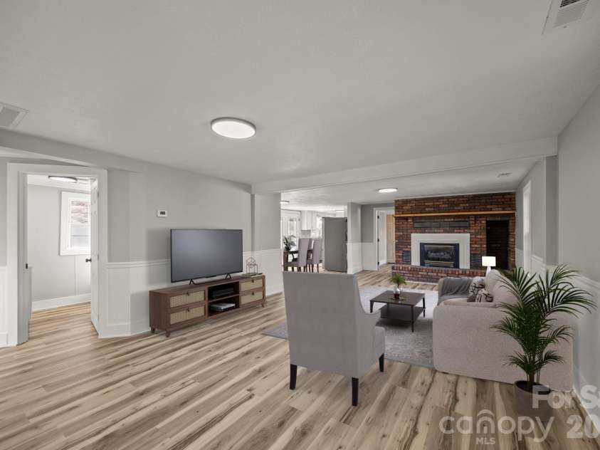 62 Mitchell Street, Canton, NC 28716.  MLS# CAR4338077, YatesRealty ID 10582. Living Room - Virtually Staged