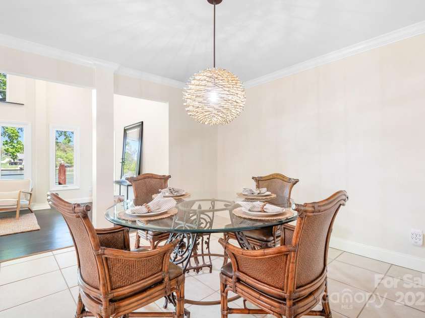 234 Winding Shore Road, Troutman, NC 28166.  MLS# CAR4245762, YatesRealty ID 10588. A spacious dining area that can accommodate a larger table if needed.