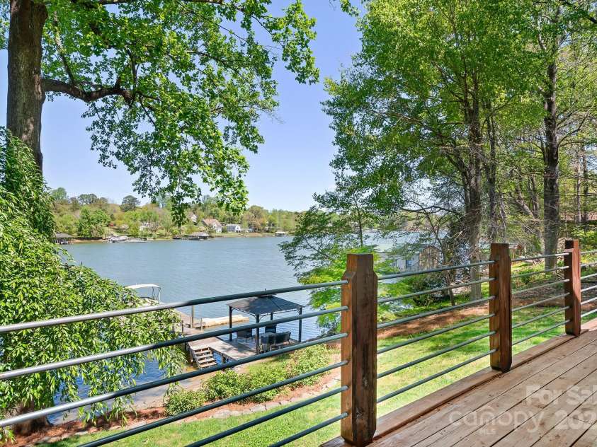 234 Winding Shore Road, Troutman, NC 28166.  MLS# CAR4245762, YatesRealty ID 10588. Views from the deck.