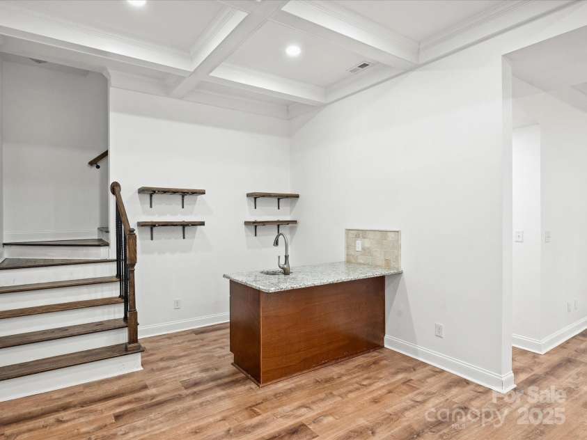 3453 Selwyn Avenue, Charlotte, NC 28209.  MLS# CAR4208971, YatesRealty ID 1060. Lower Level Wet Bar