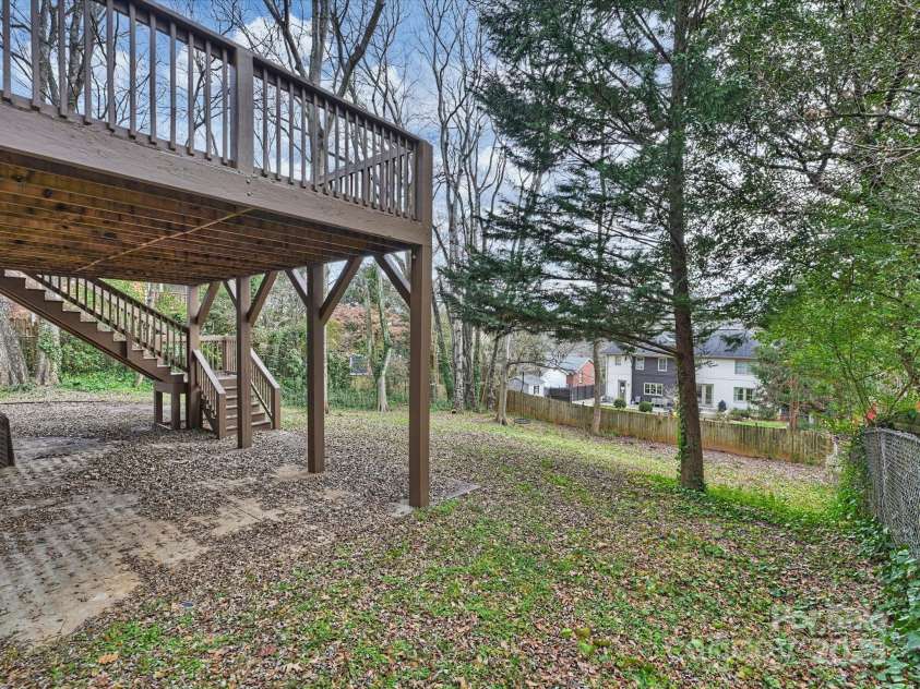 3453 Selwyn Avenue, Charlotte, NC 28209.  MLS# CAR4208971, YatesRealty ID 1060. Rear Covered Patio