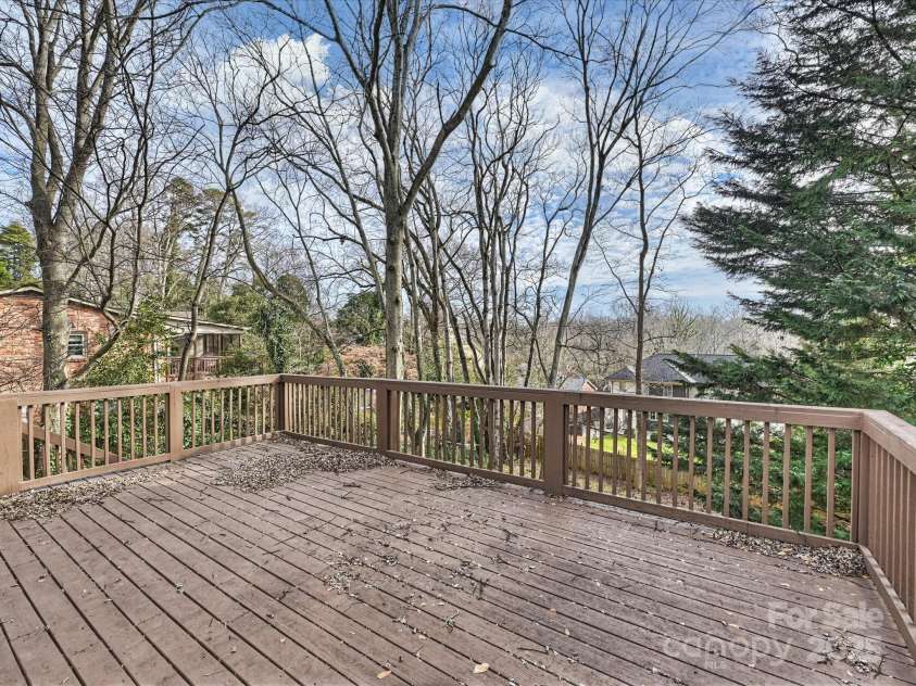 3453 Selwyn Avenue, Charlotte, NC 28209.  MLS# CAR4208971, YatesRealty ID 1060. Rear Deck