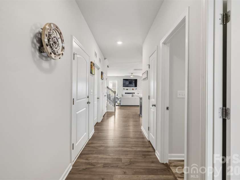 4546 Dover Court, Denver, NC 28037.  MLS# CAR4385967, YatesRealty ID 10619. Entry hallway featuring full bath and bedroom/office