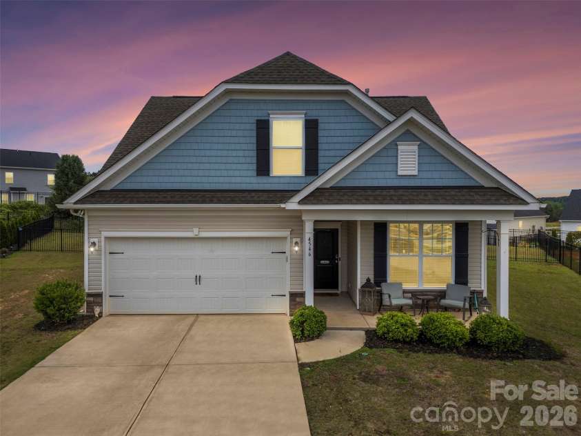 4546 Dover Court, Denver, NC 28037.  MLS# CAR4385967, YatesRealty ID 10619. Twilight Photo of exterior