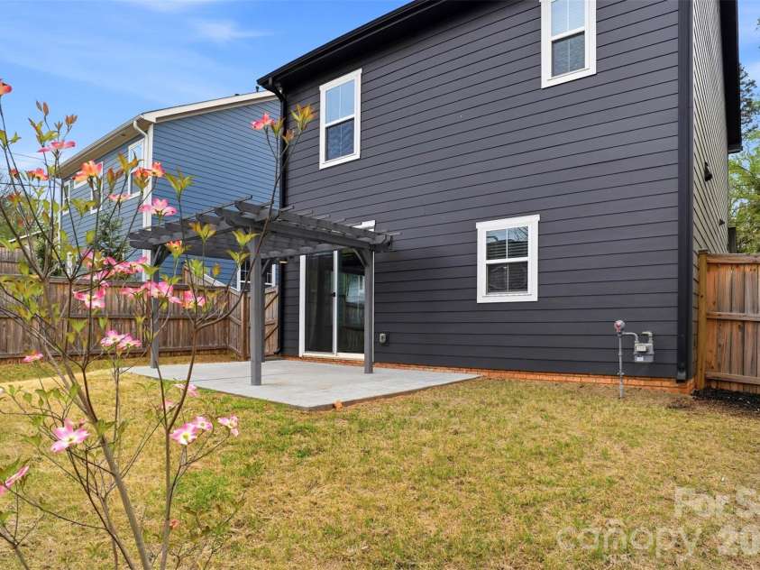 306 Lima Avenue, Charlotte, NC 28208.  MLS# CAR4363414, YatesRealty ID 10638. Stunning pergola