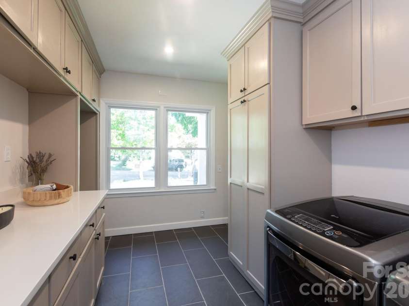 1305 Morningside Drive, Charlotte, NC 28205.  MLS# CAR4364091, YatesRealty ID 10642. Laundry Room & Storage