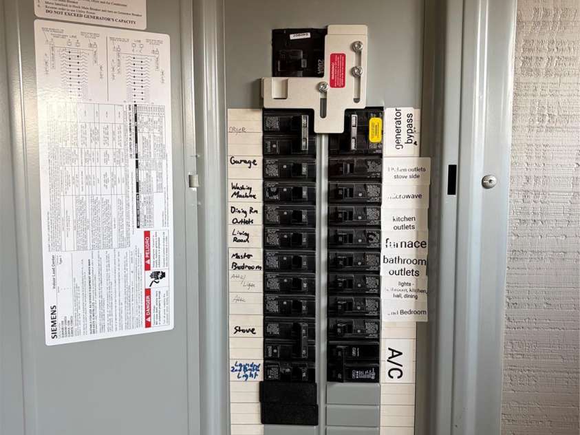 405 Jug Wilson Street, Morganton, NC 28655.  MLS# CAR4358982, YatesRealty ID 10651. Generator lock out
