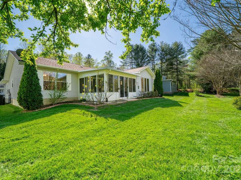 727 Saint Johns Way, Hendersonville, NC 28791.  MLS# CAR4246289, YatesRealty ID 10662. Rear of Home