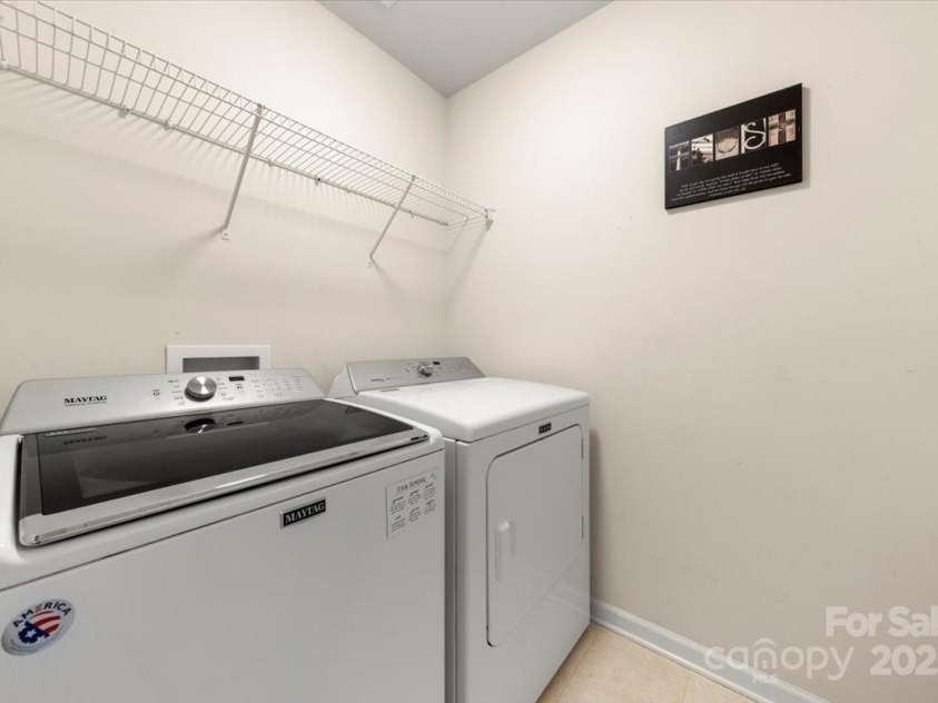 8800 Darcy Hopkins Drive, Charlotte, NC 28277.  MLS# CAR4248848, YatesRealty ID 10668. Laundry