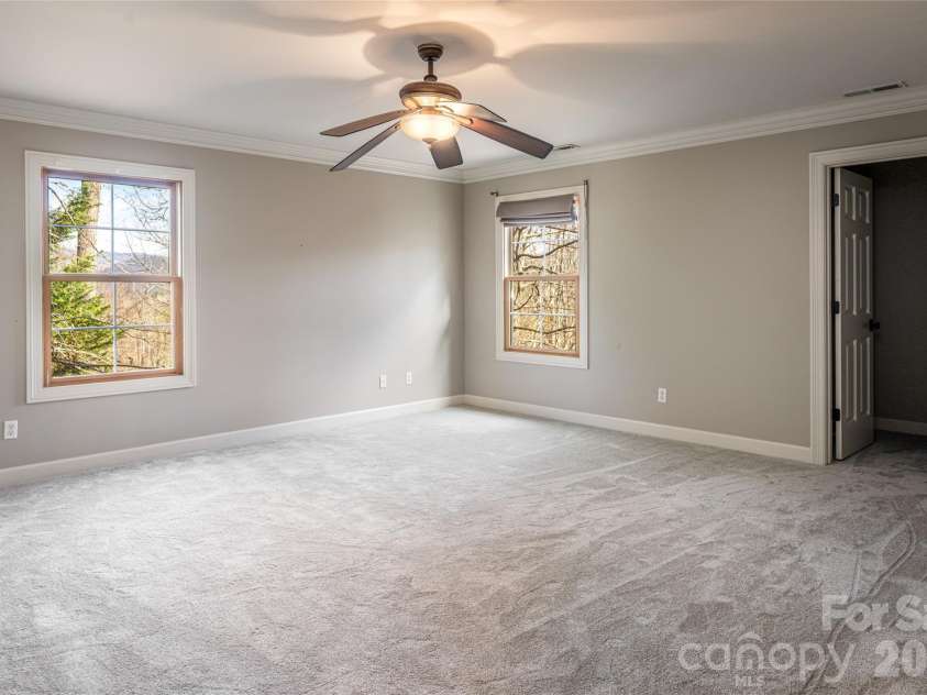 98 Sovereign Lane, Fairview, NC 28730.  MLS# CAR4326130, YatesRealty ID 10689. Bedroom upper level