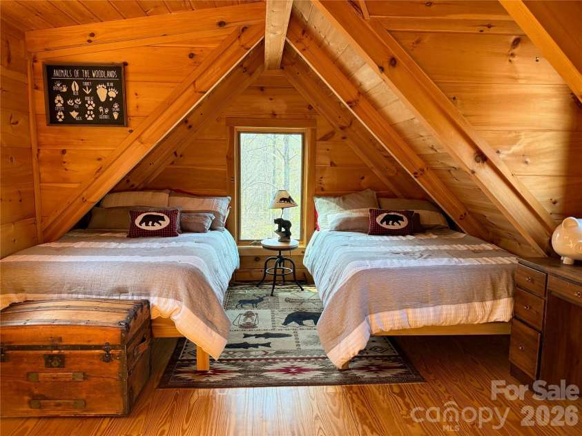 3695 NC 9 Highway, Mill Spring, NC 28756.  MLS# CAR4364501, YatesRealty ID 10700. Cabin Loft