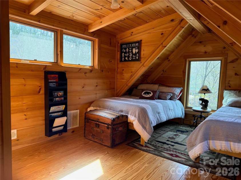 3695 NC 9 Highway, Mill Spring, NC 28756.  MLS# CAR4364501, YatesRealty ID 10700. Cabin Loft