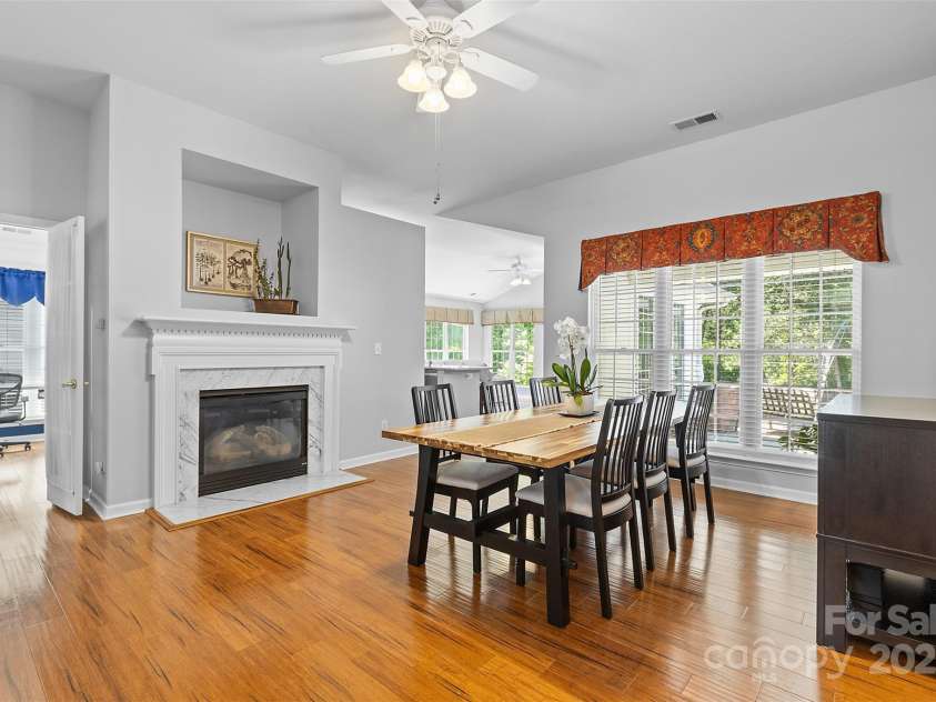 3744 Leela Palace Way, Fort Mill, SC 29708.  MLS# CAR4252438, YatesRealty ID 10708. Living Room/Dining Room
