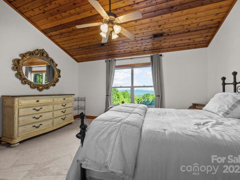 266 Lost Mine Trail, Brevard, NC 28712.  MLS# CAR4278274, YatesRealty ID 10716. Upstairs Guest Room - #2