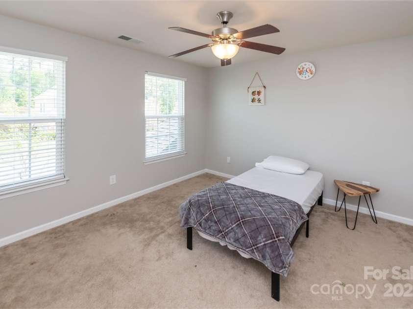 7412 Greene Mill Avenue, Concord, NC 28025.  MLS# CAR4249641, YatesRealty ID 10718. Fourth upstairs bedroom