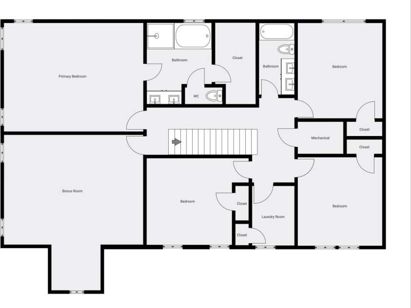 7412 Greene Mill Avenue, Concord, NC 28025.  MLS# CAR4249641, YatesRealty ID 10718. Second Floor