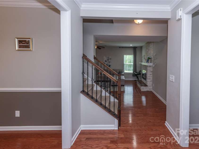 7412 Greene Mill Avenue, Concord, NC 28025.  MLS# CAR4249641, YatesRealty ID 10718. View from foyer