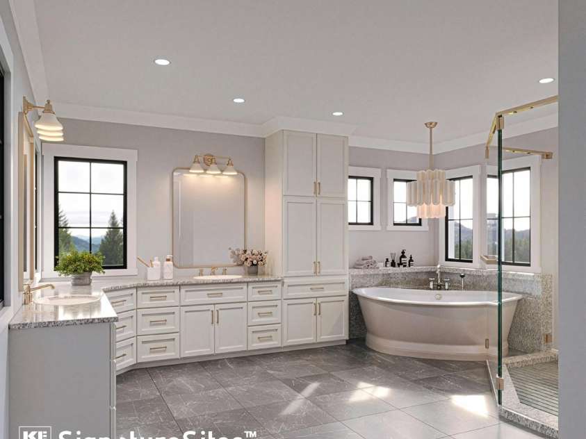 10601 Wildlife Road, Charlotte, NC 28278.  MLS# CAR4367494, YatesRealty ID 10731. Primary Bath rendering