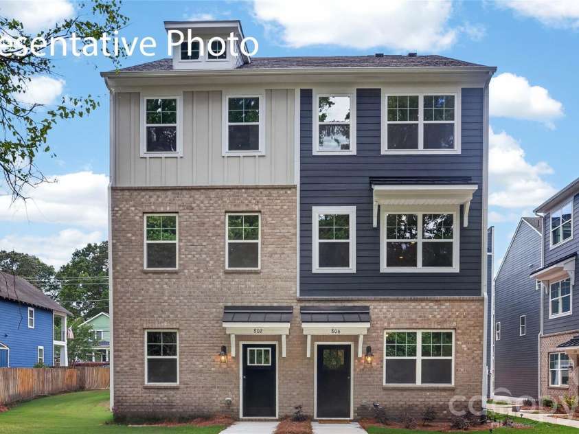 802 Hammers Lane, Charlotte, NC 28205.  MLS# CAR4341635, YatesRealty ID 10738. 