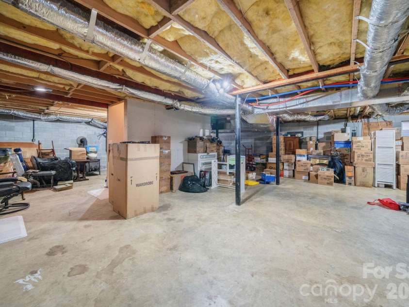2581 Double Island Road, Burnsville, NC 28740.  MLS# CAR4320527, YatesRealty ID 10747. Basement