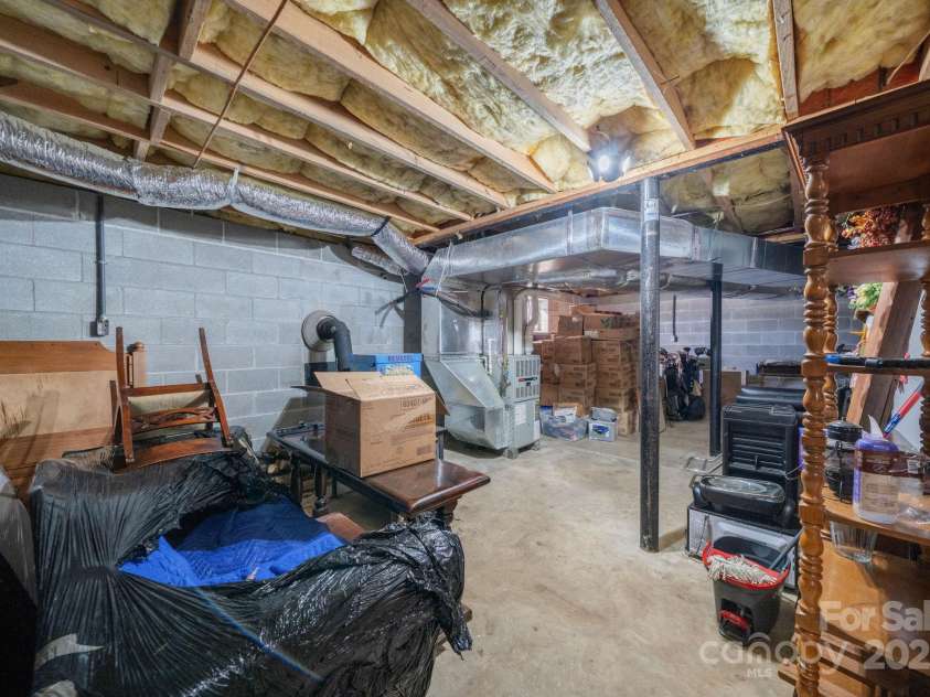 2581 Double Island Road, Green Mountain, NC 28740.  MLS# CAR4320527, YatesRealty ID 10747. Basement