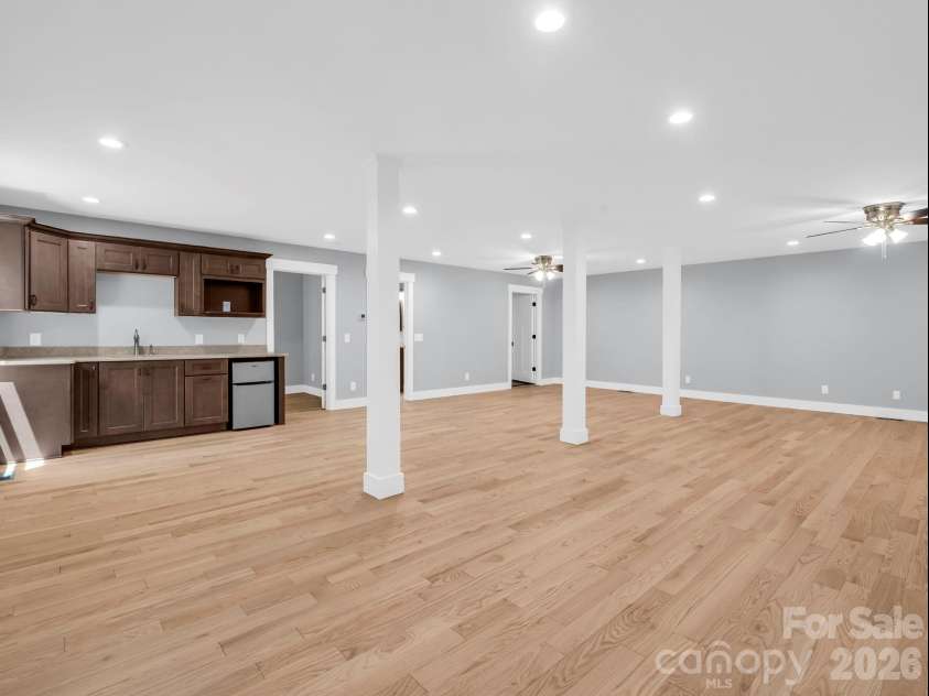 38 Scenic View Drive, Hendersonville, NC 28792.  MLS# CAR4357881, YatesRealty ID 10755. Lower Level Open Living Space