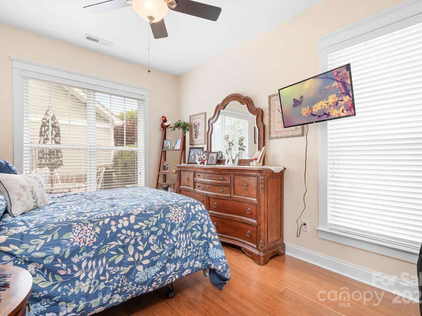 14541 Holly Springs Drive, Huntersville, NC 28078.  MLS# CAR4247448, YatesRealty ID 10760. Bedroom 2 on main floor.