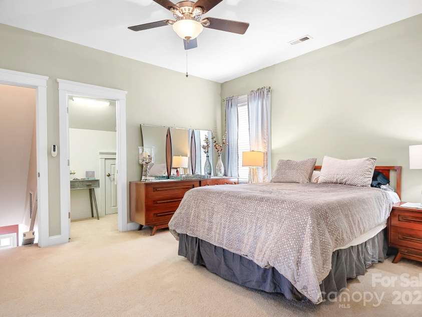 14541 Holly Springs Drive, Huntersville, NC 28078.  MLS# CAR4247448, YatesRealty ID 10760. Huge Primary Bedroom with large sitting area, 2 walk-in closets, 2 walk-in storage areas, and 2 smaller storage areas.