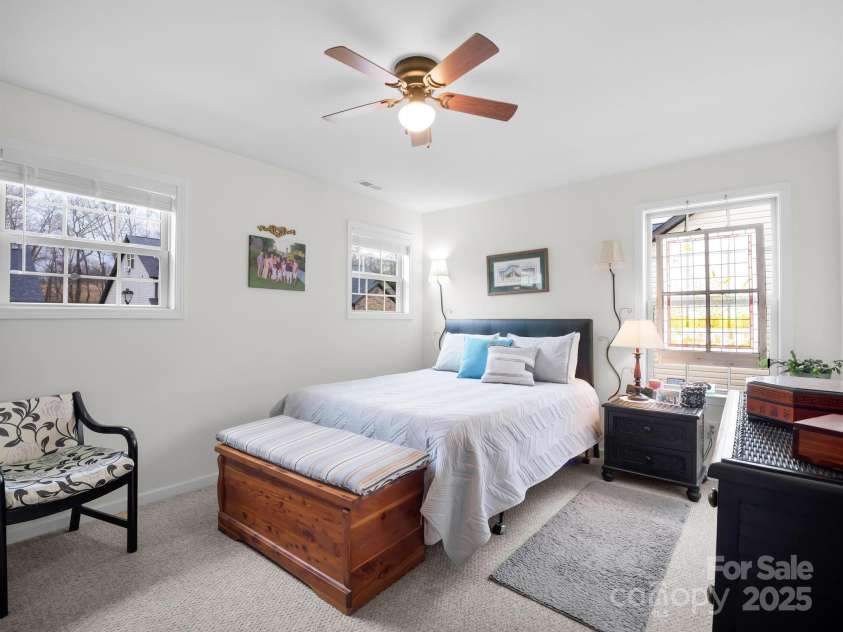 8 Mallard Run Drive, Arden, NC 28704.  MLS# CAR4238190, YatesRealty ID 10764. Upper level guest bedroom.