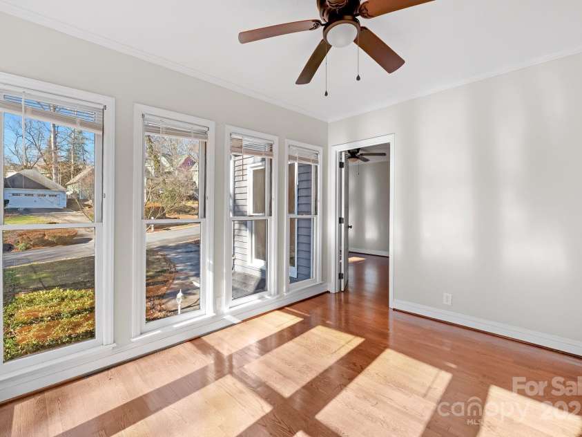 6017 Millbury Court, Charlotte, NC 28211.  MLS# CAR4272066, YatesRealty ID 1078. Office room off of master bedroom