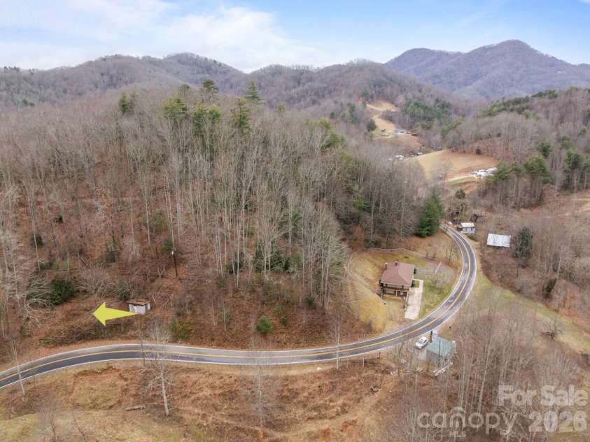 82 Greasy Cove Road, Leicester, NC 28748.  MLS# CAR4330062, YatesRealty ID 10795. Additional potential house site