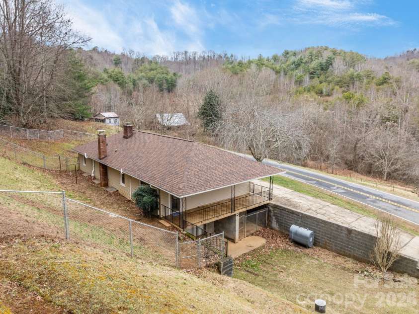 82 Greasy Cove Road, Leicester, NC 28748.  MLS# CAR4330062, YatesRealty ID 10795. New Roof 2025