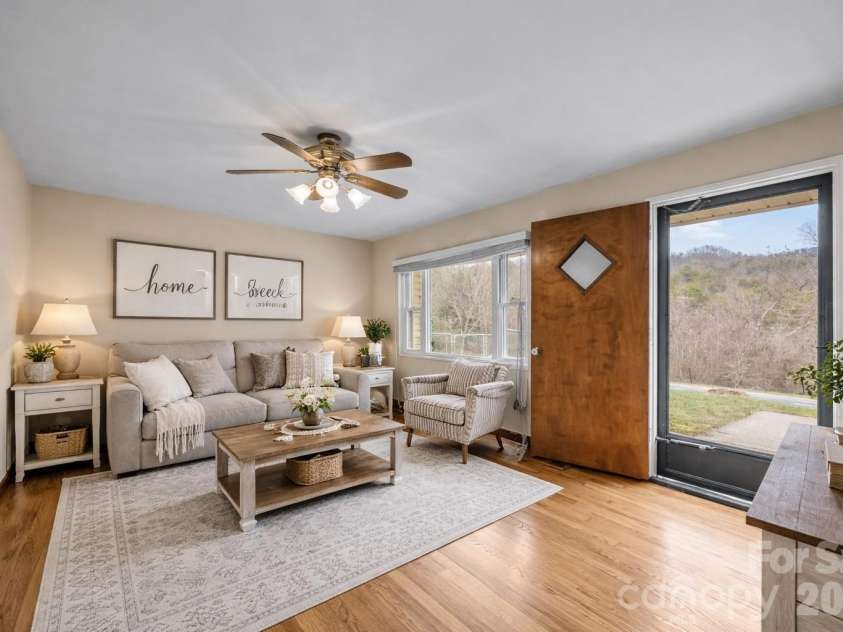 82 Greasy Cove Road, Leicester, NC 28748.  MLS# CAR4330062, YatesRealty ID 10795. Virtually Staged