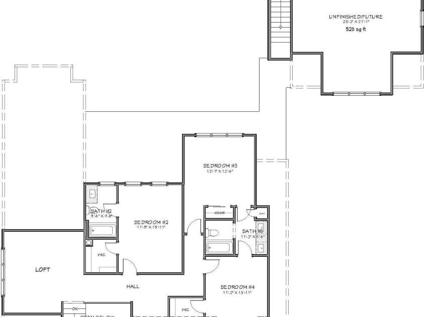 720 Dogwood Lane, Davidson, NC 28036.  MLS# CAR4227979, YatesRealty ID 108. Upper Floor Plan