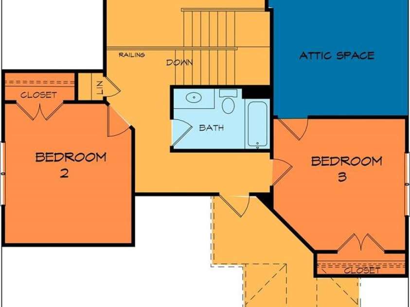 3046 Meadowcrest Drive, Clover, SC 29710.  MLS# CAR4327029, YatesRealty ID 1080. Floor Plan Level 2