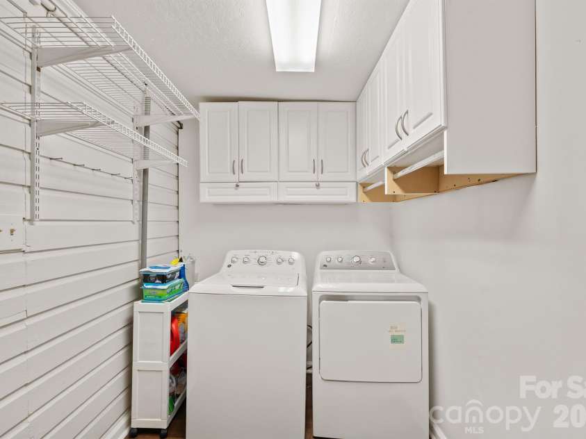 1244 21st Street, Hickory, NC 28601.  MLS# CAR4338743, YatesRealty ID 10800. Main level Laundry room with some storage space